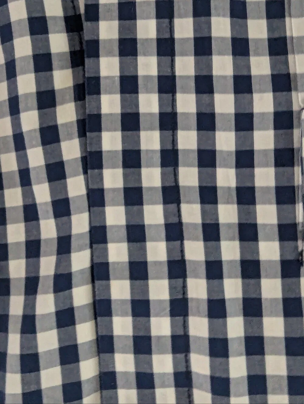 Tory Burch Striped Cotton Shirt With Chest Pocket Plaid Gray Size Small
